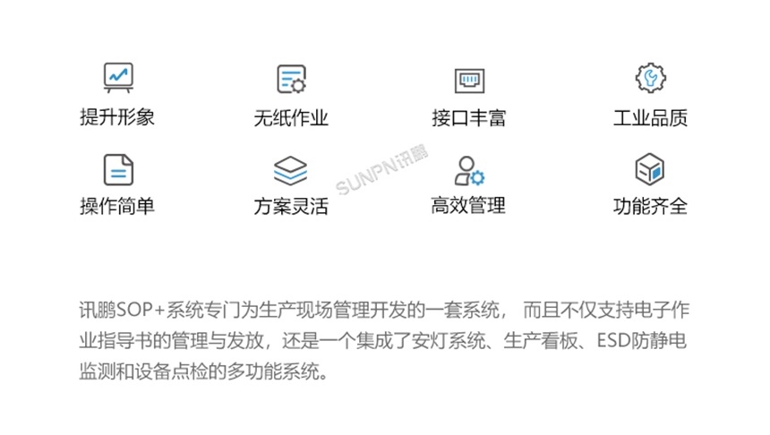 讯鹏电子作业指导书特点