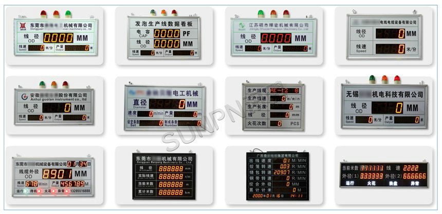 线径电子看板部分案例展示