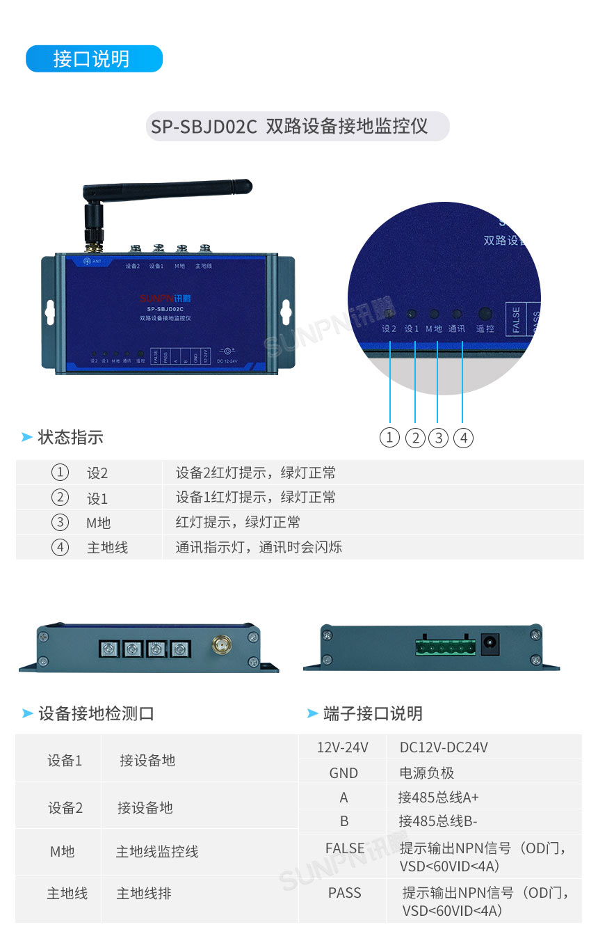 双路设备防静电监控仪