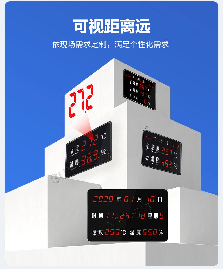 环境监控看板可是距离远