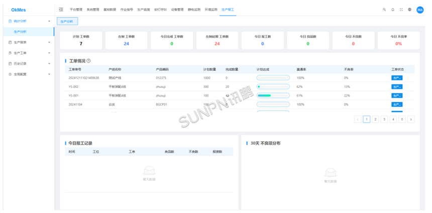 生产报工系统软件介绍