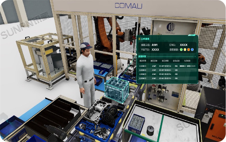 数字孪生在制品追踪功能