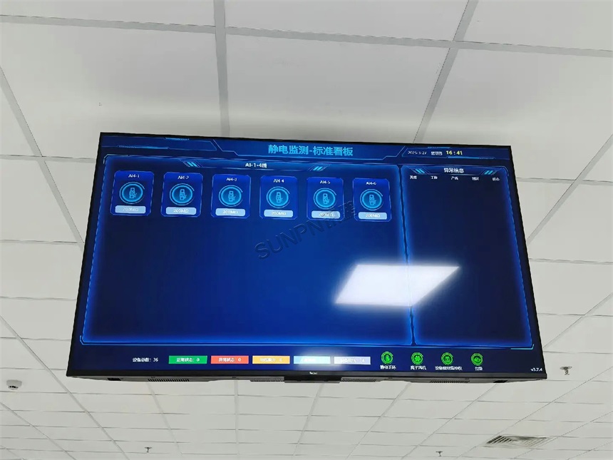 防静电监控看板