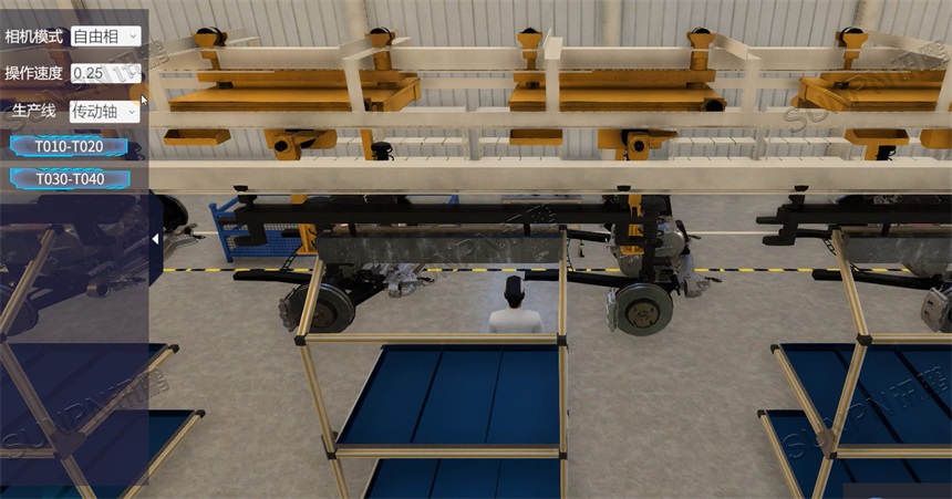 传动轴车间数字孪生系统