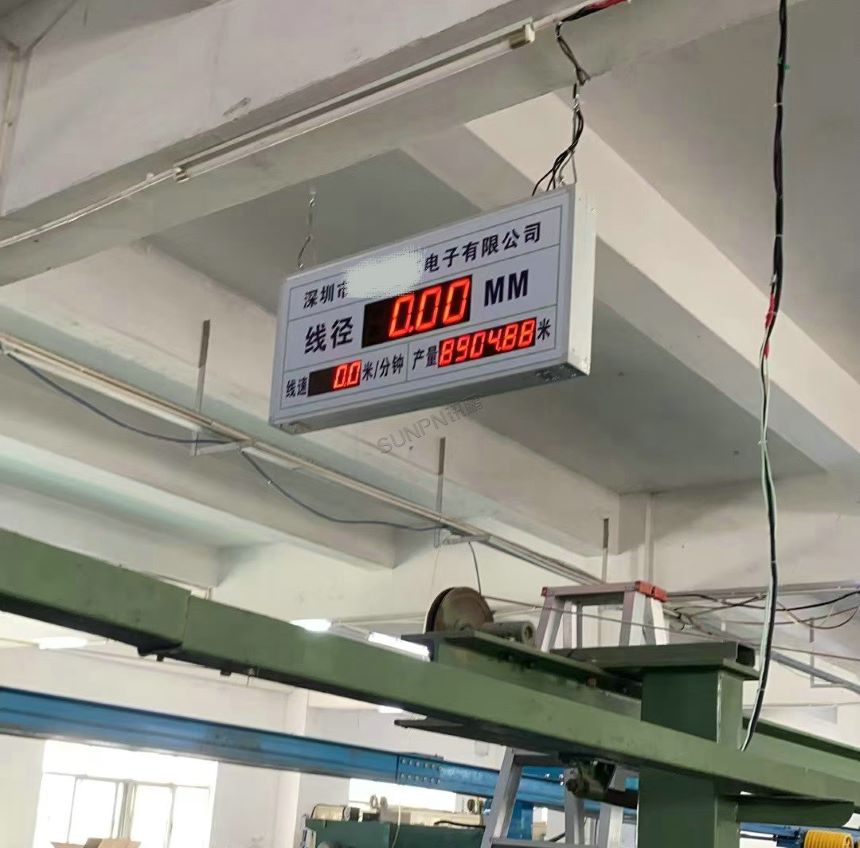 深圳讯鹏科技线径看板-案例展示