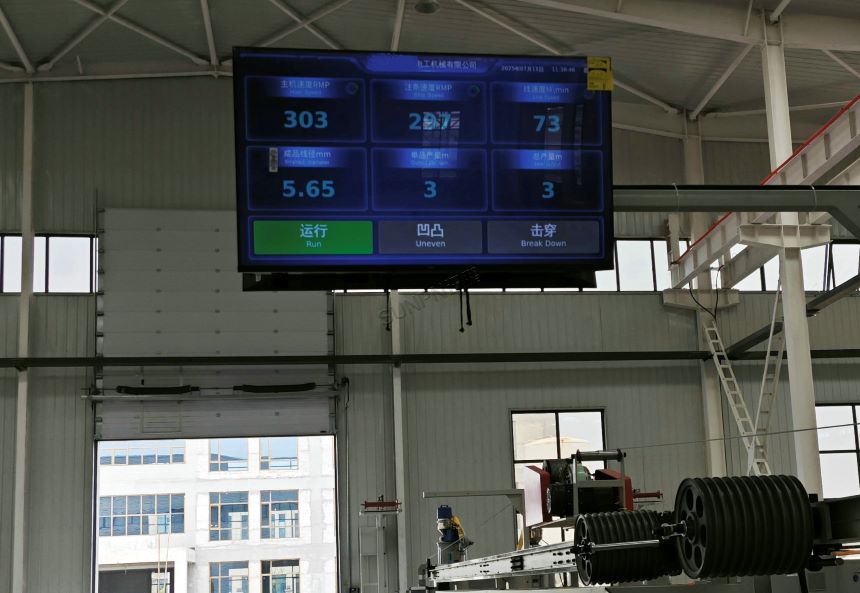 深圳讯鹏科技线径看板-案例展示