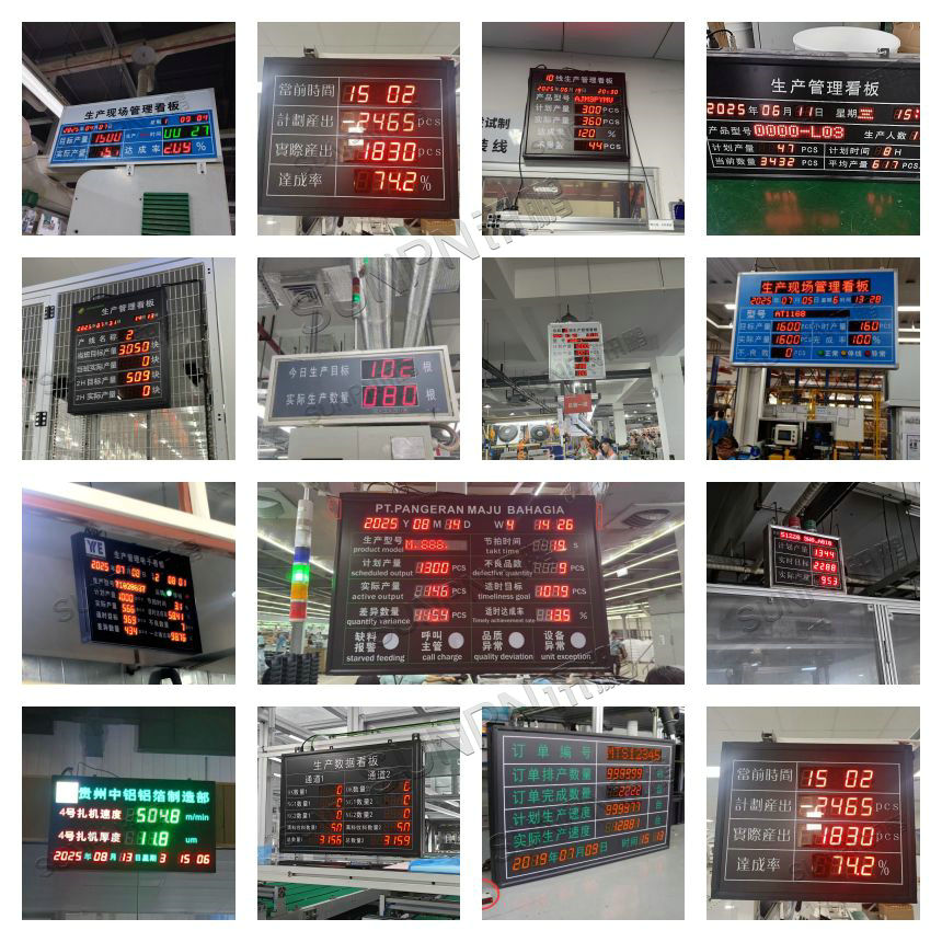 讯鹏电子看板应用案例
