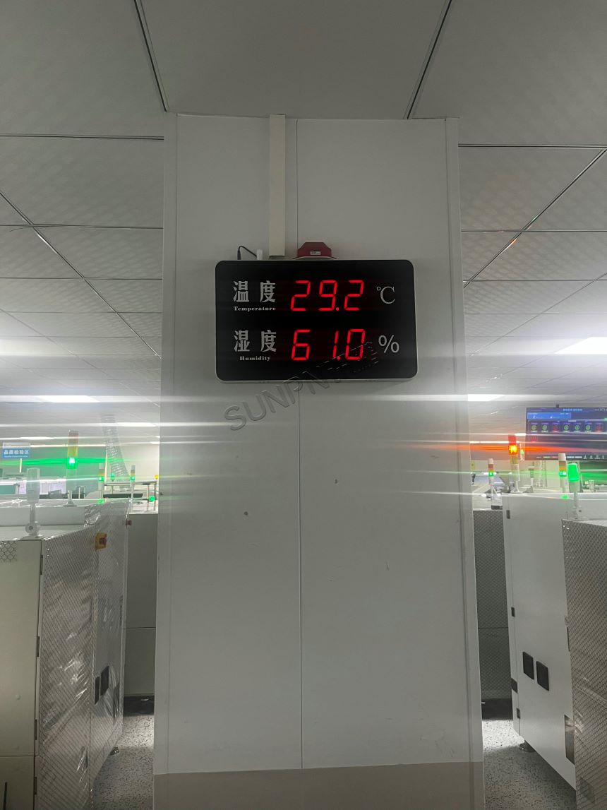 深圳讯鹏科技ESD防静电监控系统-现场案例展示