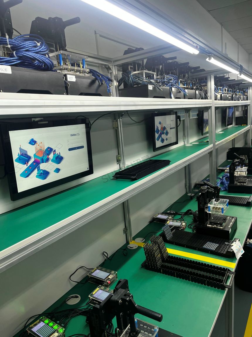 深圳讯鹏科技ESOP系统&生产报工-现场图片展示