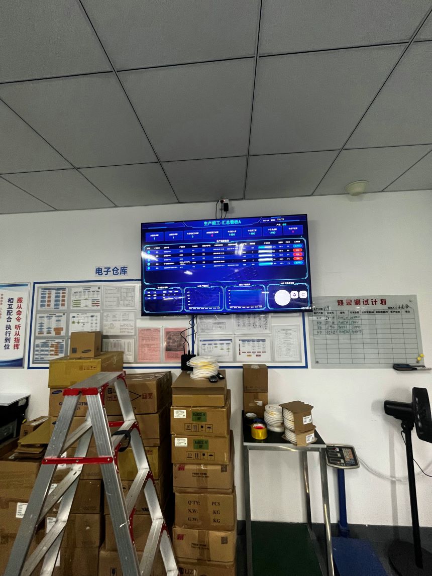 深圳讯鹏科技ESOP系统&生产报工-现场图片展示