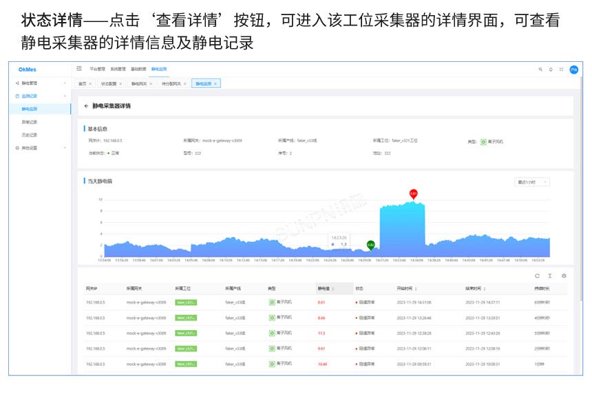 防静电监控系统软件介绍
