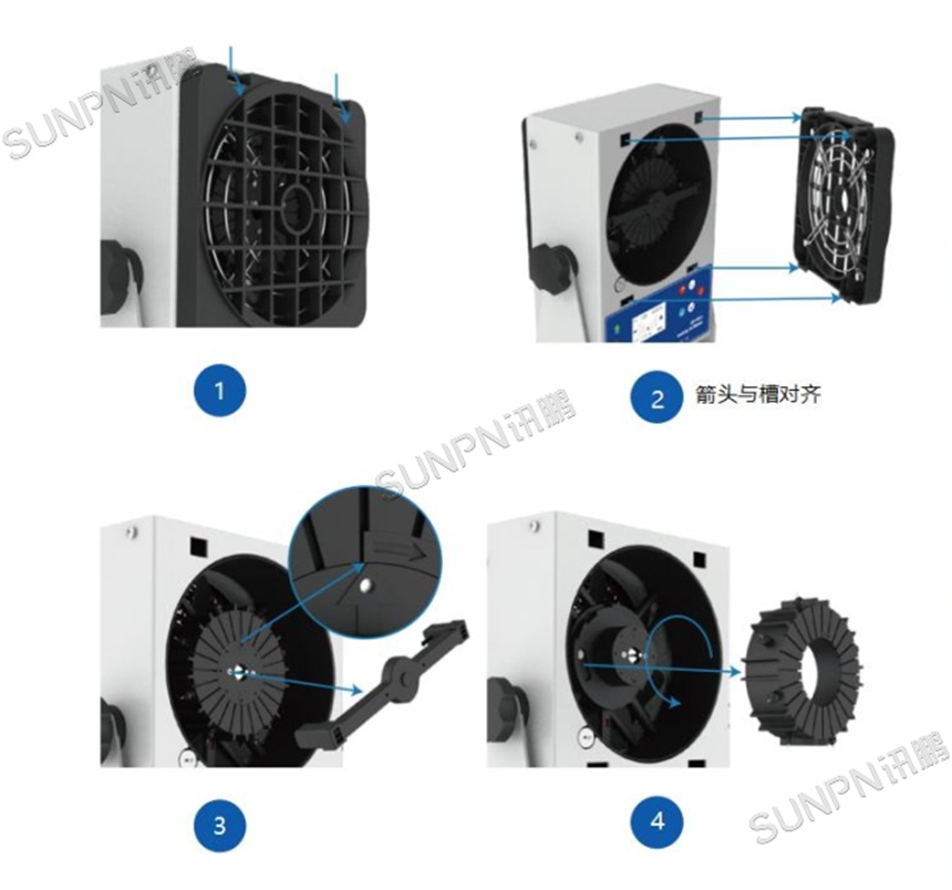 离子风机拆装维护步骤