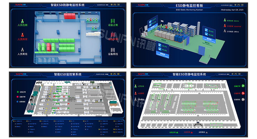 防静电监控系统界面参考