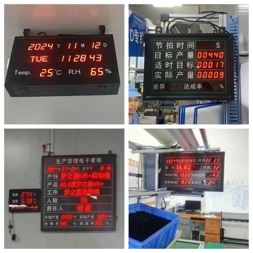 深圳讯鹏科技-生产管理看板案例图