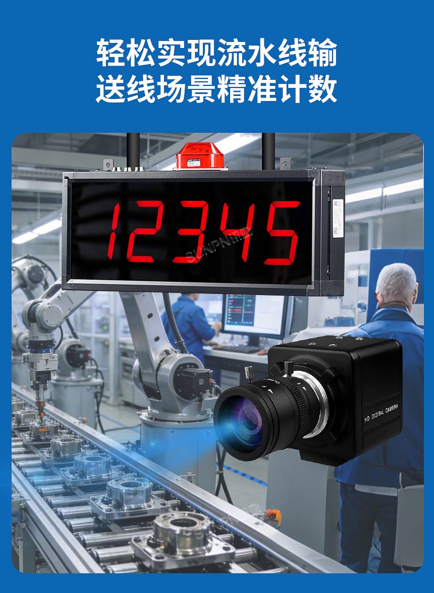 AI视觉记数电子看板-实现精准计数