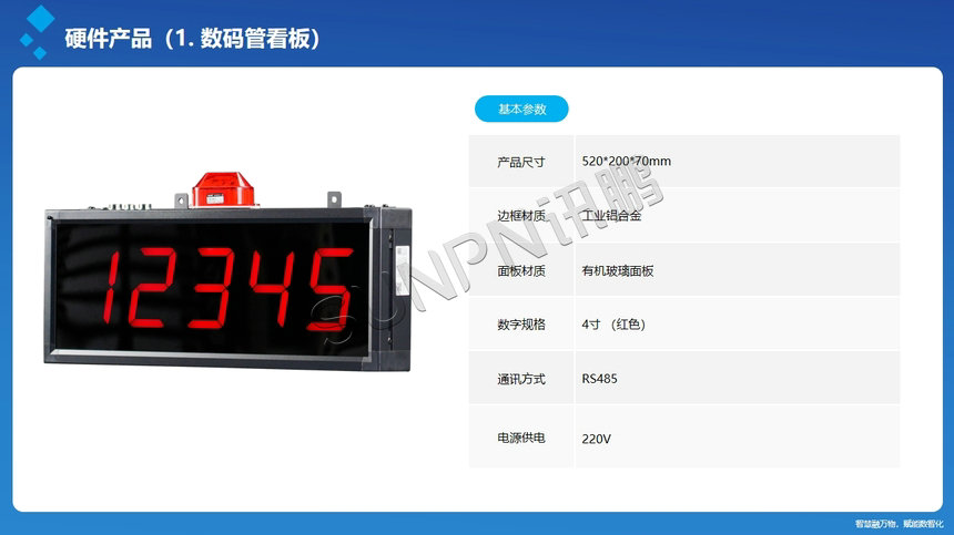 讯鹏科技AI视觉计数器-数码管看板 讯鹏科技AI视觉计数器-数码管看板