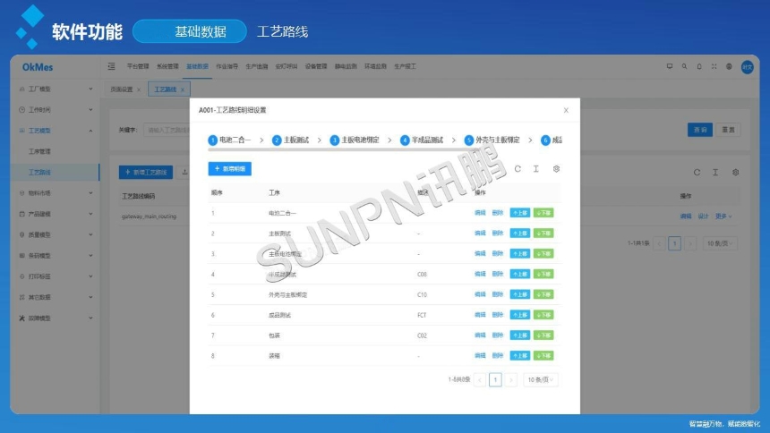 讯鹏科技：OKMES系统-充电宝案例软件说明