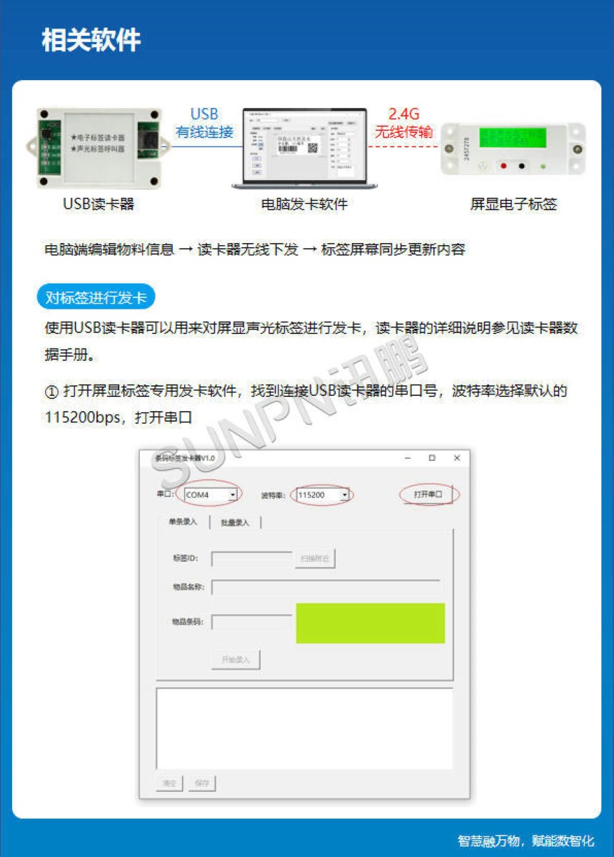 讯鹏科技:显屏电子标签-相关软件 讯鹏科技:显屏电子标签-相关软件